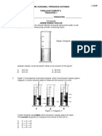 Sains OKTOBER 2013 1 Jam: Diagram 1 Shows A Measuring Cylinder Containing Liquid