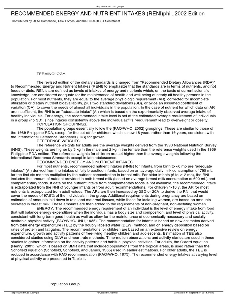 Dietary Allowance PDF Vitamin D Vitamin