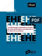 Guía para El Uso de La Instrucción EHE. Materiales, Ejecución, Control - ITeC - 1998