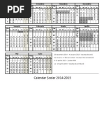 4 Calendar Scolar 20142015