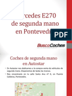 Mercedes E270 de Segunda Mano en Pontevedra PDF