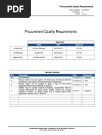 EC SM210 ProcurProcurement-Quality-Requirementsment Quality Requirements