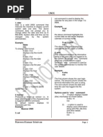 Unix Commands