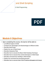 UNIX and Shell Scripting - Module 6