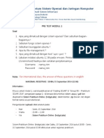 (SISOP) Pre Test - Modul 1