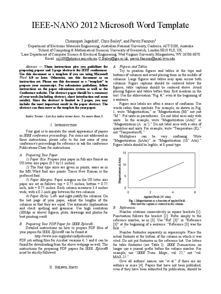 IEEE abstract template doc Punctuation Typographical Symbols
