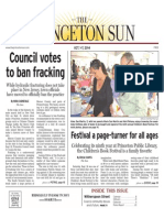 Council Votes To Ban Fracking: Festival A Page-Turner For All Ages