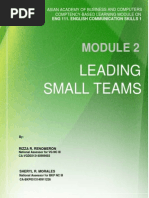 Download Module 2 Leading Small Teams by Sheryl Sharima Ali Renomeron-Morales SN241692576 doc pdf