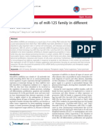DiversefunctionsofmiR-125familyindifferent Cellcon