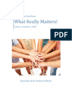 What Really Matters Vol 1 No 1 2009