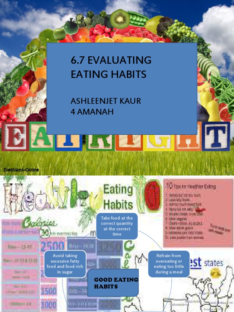 Eating Disorders and Healthy Habits Guide | PDF | Anorexia Nervosa ...