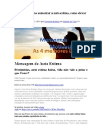 Ansiedade Como Aumentar A Auto Estima PDF