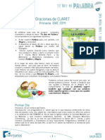 Primaria. Oraciones de La Mañana. Claret 2014 PDF