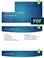 Types of Business Ownership