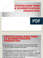 Institucionalidad para La Diversificacion Productiva