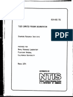 TIGER COMPUTER PROGRAM DOCUMENTATION FOR CALCULATING PROPERTIES OF DETONATING EXPLOSIVES