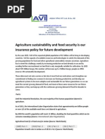 What Is SustainAgriculture Sustainability and Food Security Is Our Insurance Policy For Future Developmentable Agriculture
