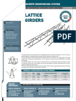Lattice Girders: Integrated Concrete Reinforcing System