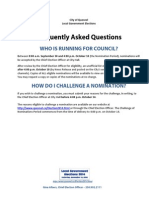 Quesnel Election 2014 - FAQ #1