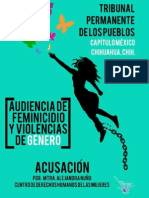 Acusación de Audiencia Feminicidio y Violencias de Género TPP