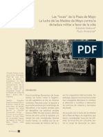 Las Locas de La Plaza de Mayo La Lucha de Las Madres de Mayo Contra La Dictadura Militar A Fovor de La Vida PDF