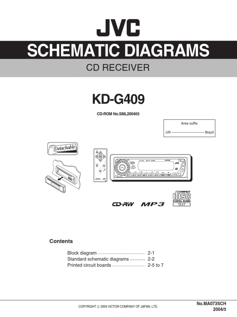 JVC Auto+radio KD-G409, PDF