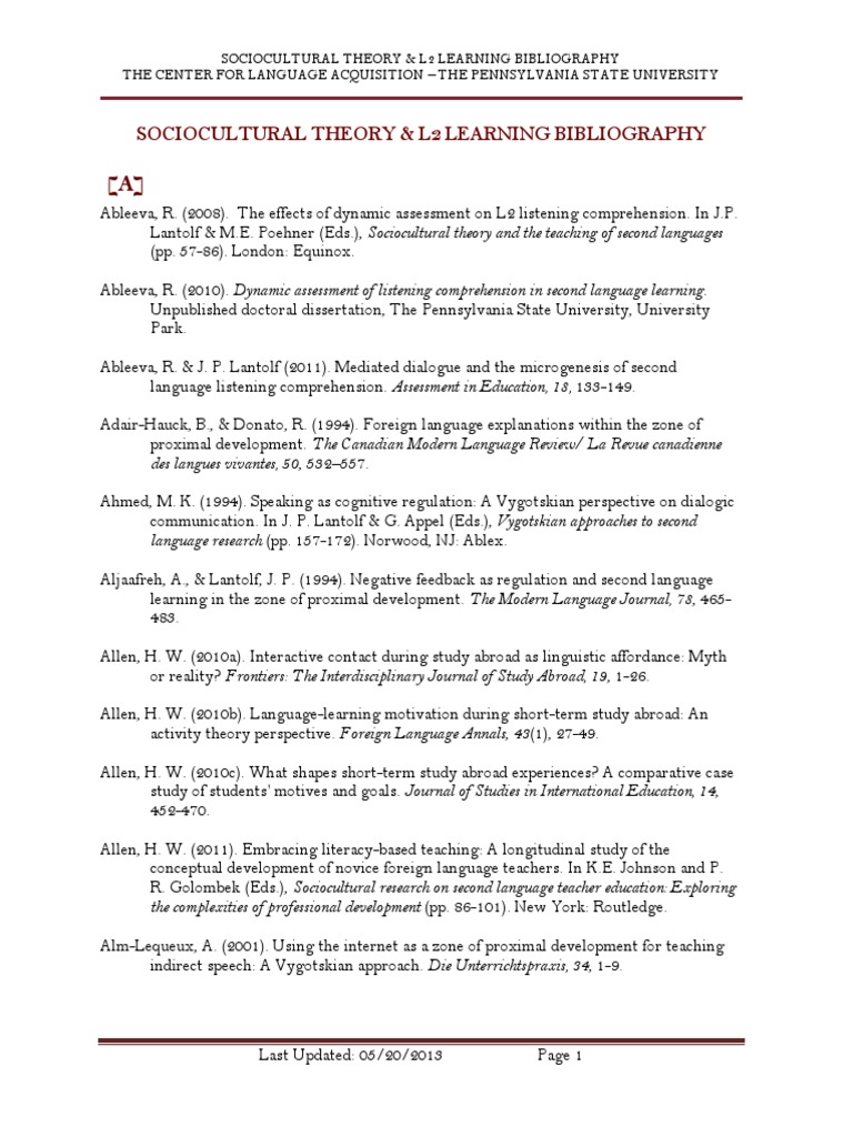 Sociocultural theory essay pdf image