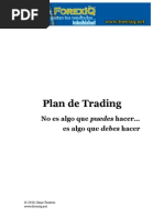 Plan de trading forex