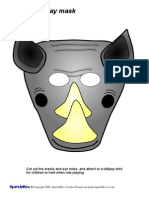 Rhino Role-Play Mask
