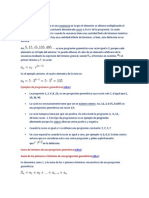 Progresión Geométrica