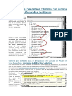 1.2 Estableciendo Parámetros y Estilos Por Defecto en AUTOCAD CIVIL 3D Utilizando Los Comandos de Objetos