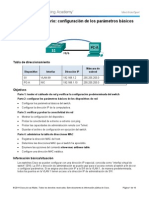 2.1.1.6 Lab - Configuring Basic Switch Settings PDF