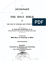 Dictionary of the Holy Bible by Edward Robinson 1833