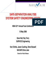 Safe Separation Analysis - NDIA Fuze Conference (May2008)
