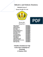 DSP 9 Rehabilitative and Esthetic Dentistry: Makalah Kasus 5 Kasus Estetik Ny Leti