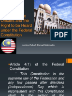 Disciplinary Proceedings Against Public Officers and The Right To Be Heard Under The Federal Constitution