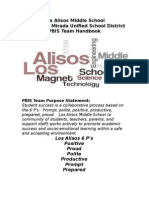 Los Alisos Middle School - Pbis Handbook