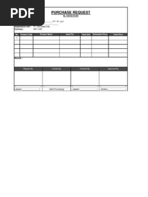 Form Purchase Request