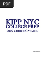 Download KIPP NYC College Prep Course Catalog 2009 by Kaya Stone SN24176028 doc pdf