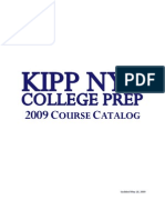 KIPP NYC College Prep Course Catalog 2009