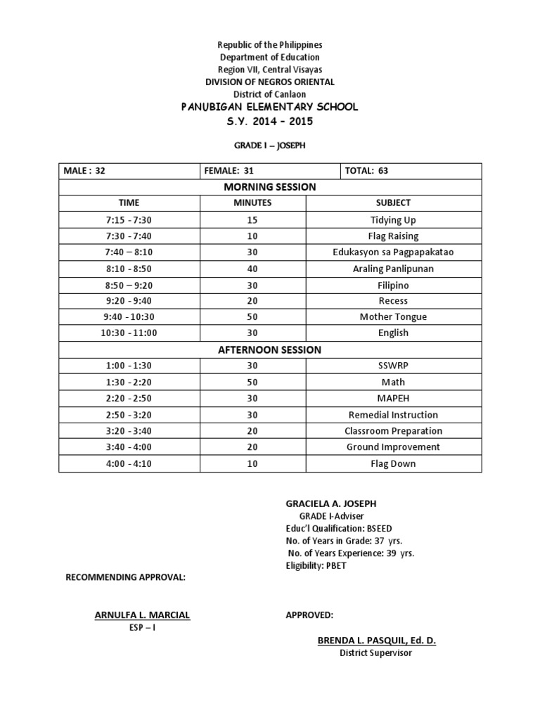 Classroom program grade 1 quality of life cognition free 30 day