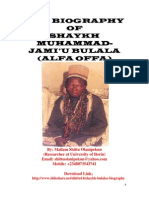 Biography of Shaykh Muhammad Jami'u Bulala (Alfa Offa