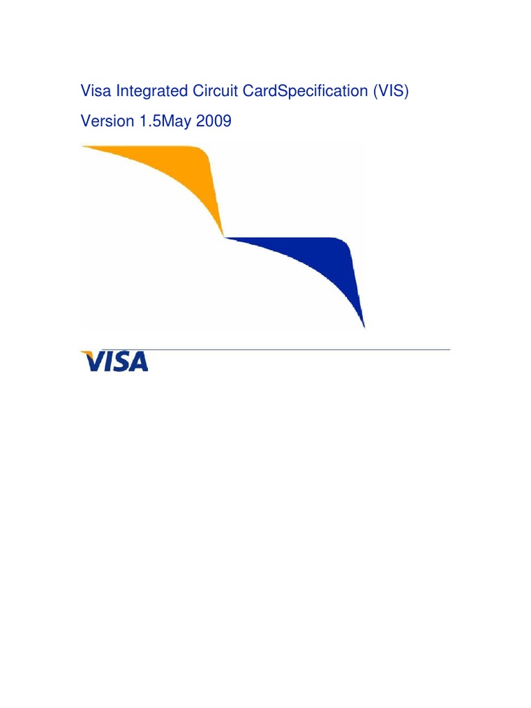 Visa Integrated Circuit Cardspecification (Vis) Version 1.5may 2009 | PDF