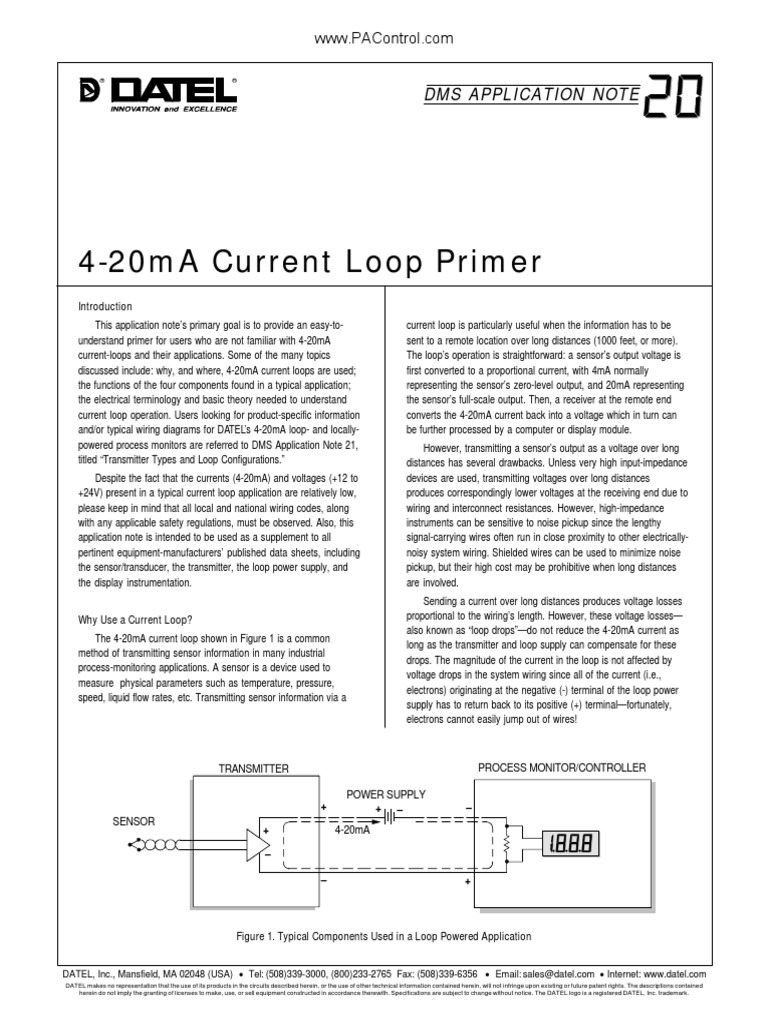 4 20ma Current Loop Primer PDF 