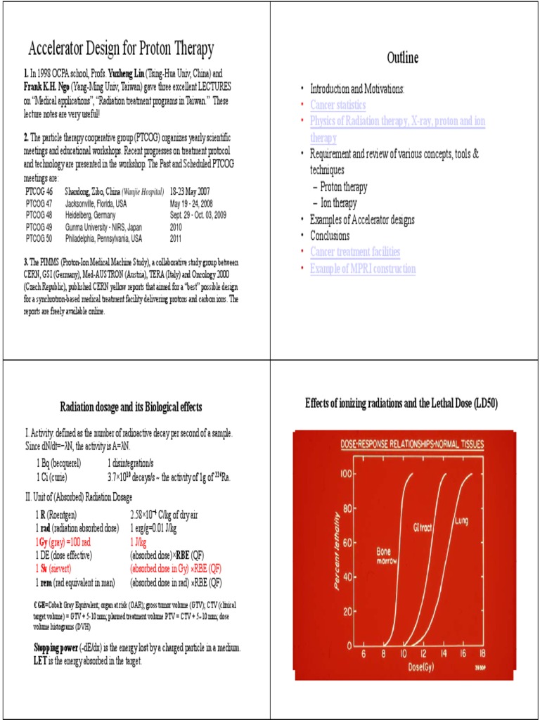 PGH Proton Therapy | PDF | Absorbed Dose | Particle Accelerator