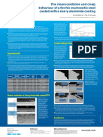 The steam oxidation and creep behaviour of a ferritic-martensitic steel coated with a slurry aluminide coating