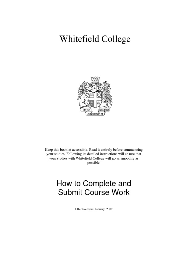 How To Complete and Submit Assignments | PDF | Thesis | Question