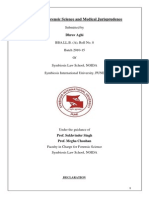 A Study of Forensic Science and Medical Jurisprudence: Submitted by