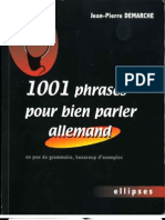 1001 Phrases Pour Bien Parler Allemand PDF