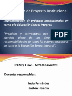 Proyecto Institucional ESI IPEMyT 352